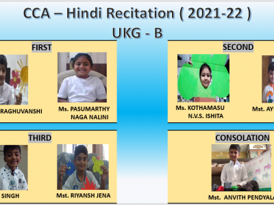 UKG B Hindi Recitation
